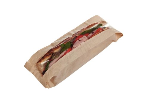  HorecaTraders Sachet de baguette en papier (1000 pièces) 