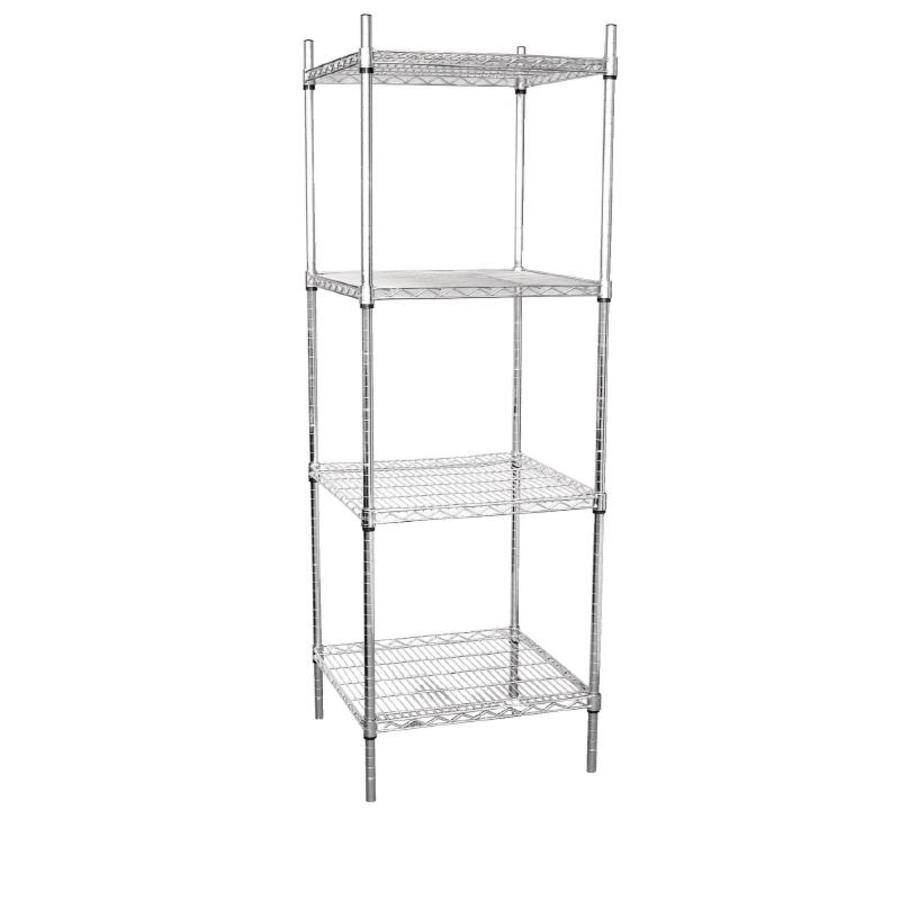 Étagère de rangement avec 4 étagères 183x61x61cm