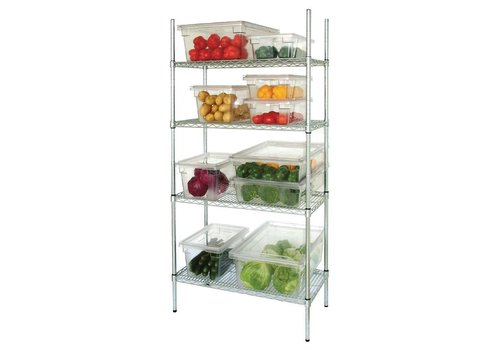  HorecaTraders Stock rack 183(H)x91.5(W)x45.7 cm. 