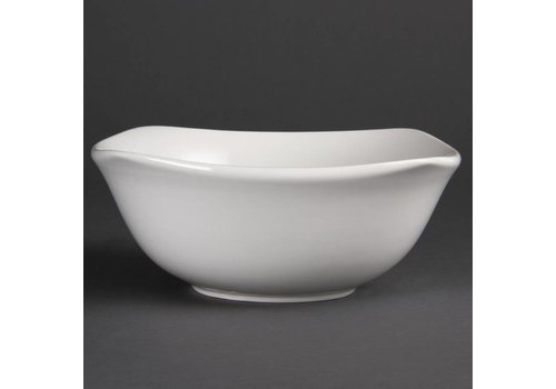  Olympia Bol de service en porcelaine blanche 22 cm | 12 pièces 