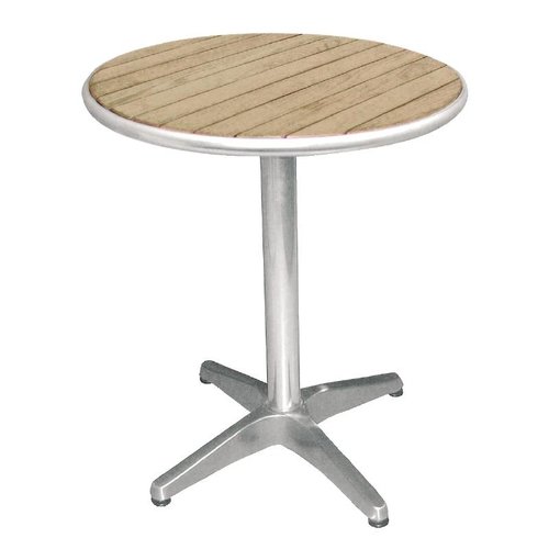  Bolero Runde Catering-Tische mit Holzplatte 80 cm 