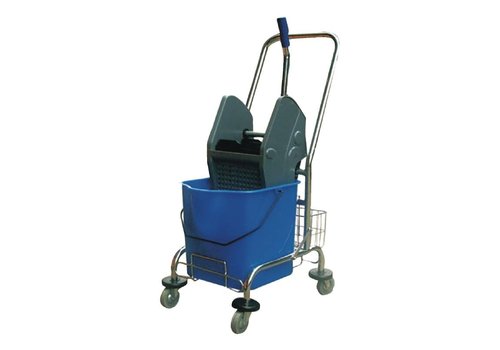  HorecaTraders Mop bucket with wring | 30 litres 