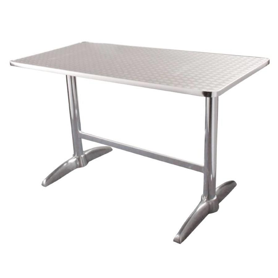 Catering Table with Stainless Steel Top 120 x 60 cm