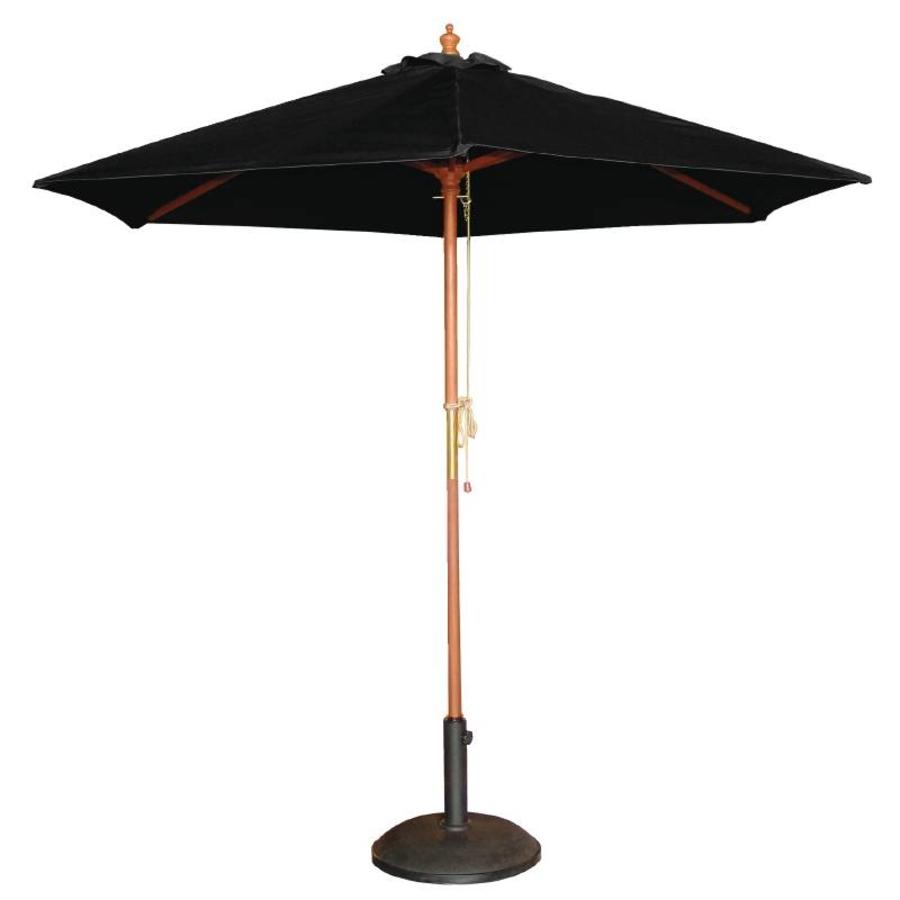 Parasol Noir Rond 3 mètres Ø