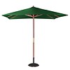 HorecaTraders Parasol carré vert 2,7 (h) x 2,5 (l) x 2,5 (l) mètres