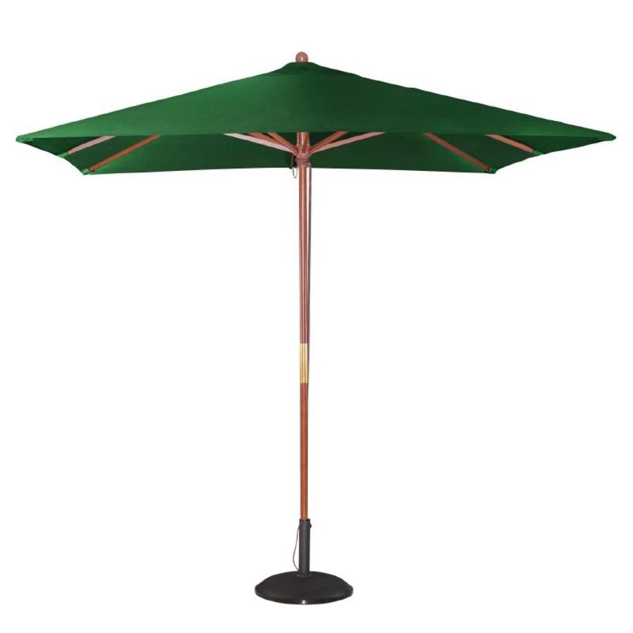 Parasol carré vert 2,7 (h) x 2,5 (l) x 2,5 (l) mètres