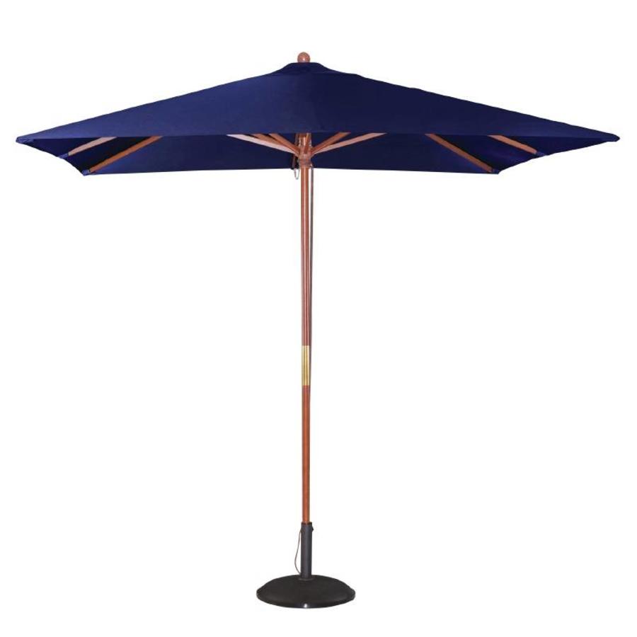 Terrace Parasol Blue 2.7(h)x 2.5(l)x 2.5(w) meters