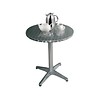 Bolero Stainless steel table Table Round Ø 80 cm - Grande Café Series