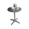 Bolero Table en acier inoxydable Table ronde Ø 80 cm - Série Grande Café
