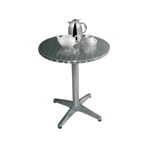  Bolero Table en acier inoxydable Table ronde Ø 80 cm - Série Grande Café 