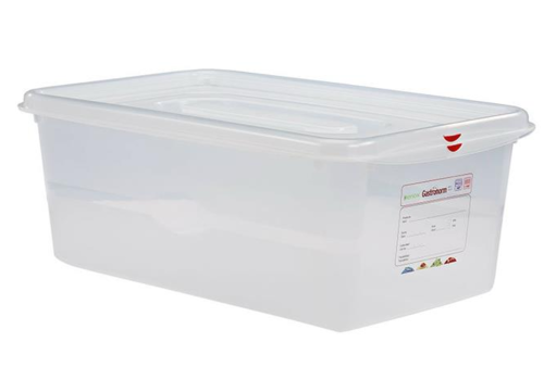  HorecaTraders Gastronorm storage boxes 1/1 GN | 6 pieces 