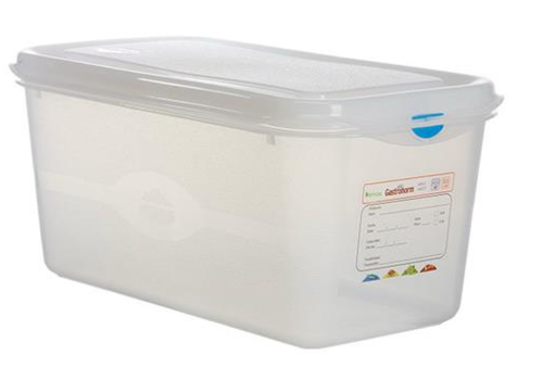  HorecaTraders Gastronorm storage boxes 1/3 GN | 6 pieces 