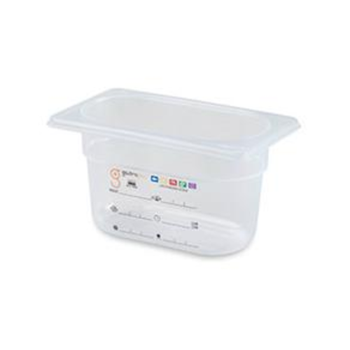  HorecaTraders Gastronorm Storage Boxes GN1/9 | 12 pieces 