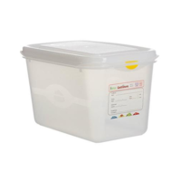 Gastronorm storage boxes 1/4 GN | 6 pieces