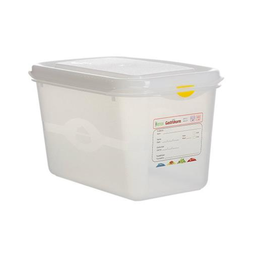  HorecaTraders Gastronorm storage boxes 1/4 GN | 6 pieces 