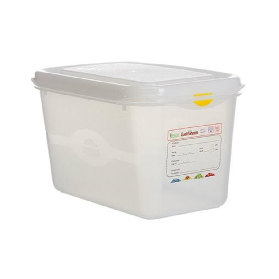 Boîtes de conservation Gastronorm | 1/4 GN | 6 pièces
