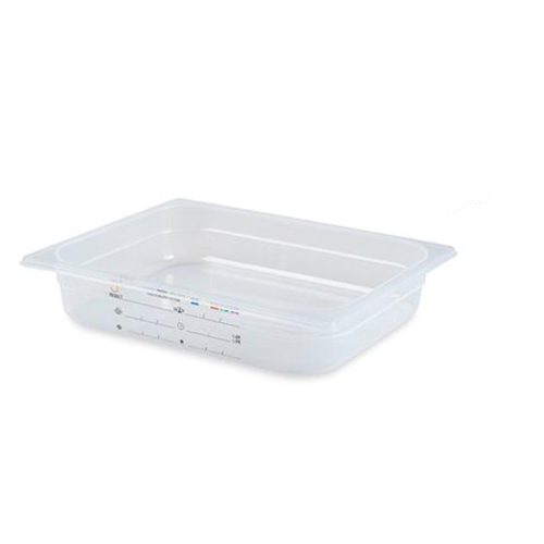  HorecaTraders Gastronorm-Aufbewahrungsboxen GN1/2 | 12 Stück 