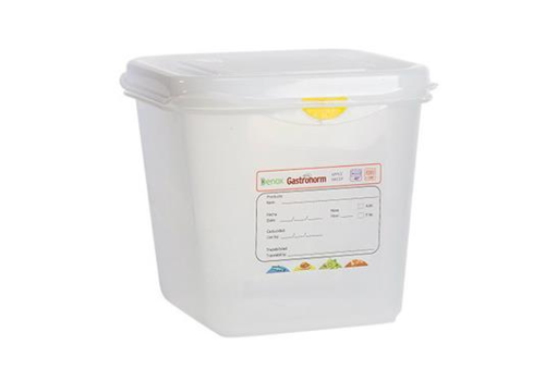  HorecaTraders Boîtes de conservation Gastronorm | 1/6 GN | 12 pièces 