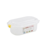 HorecaTraders Gastronorm storage boxes 1/9 GN | 12 pieces