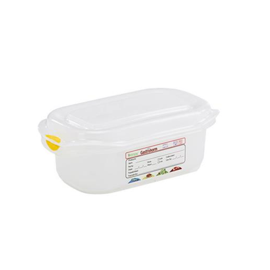 Boîtes de conservation Gastronorm | 1/9 GN | 12 pièces