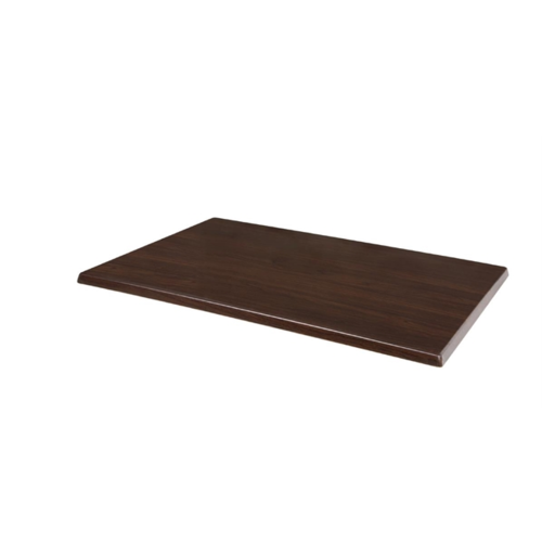  Bolero Rectangular table top Dark brown 