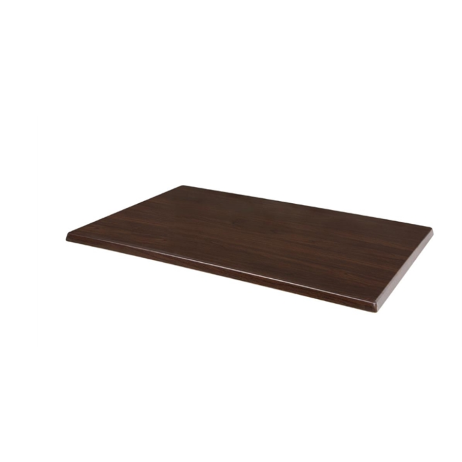 Rectangular table top Dark brown