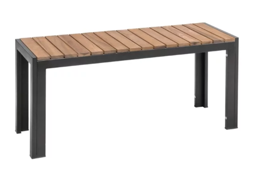  Bolero Bancs en acier et bois d'acacia 100 cm 