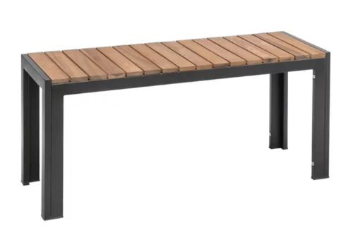  Bolero Steel and Acacia wood Benches 100 cm 