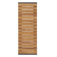 Bancs en acier et bois d'acacia 100 cm