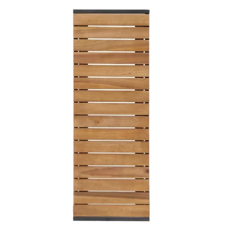 Bancs en acier et bois d'acacia 100 cm