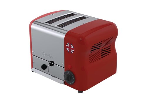 Rowlett Grille-pain en acier inoxydable | 2 emplacements | Rouge 