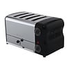 Rowlett Stainless Steel Toaster | 4 Slots | Black