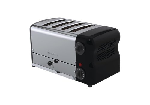  Rowlett Stainless Steel Toaster | 4 Slots | Black 