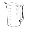 Vogue Plastic measuring cup 4 Formats