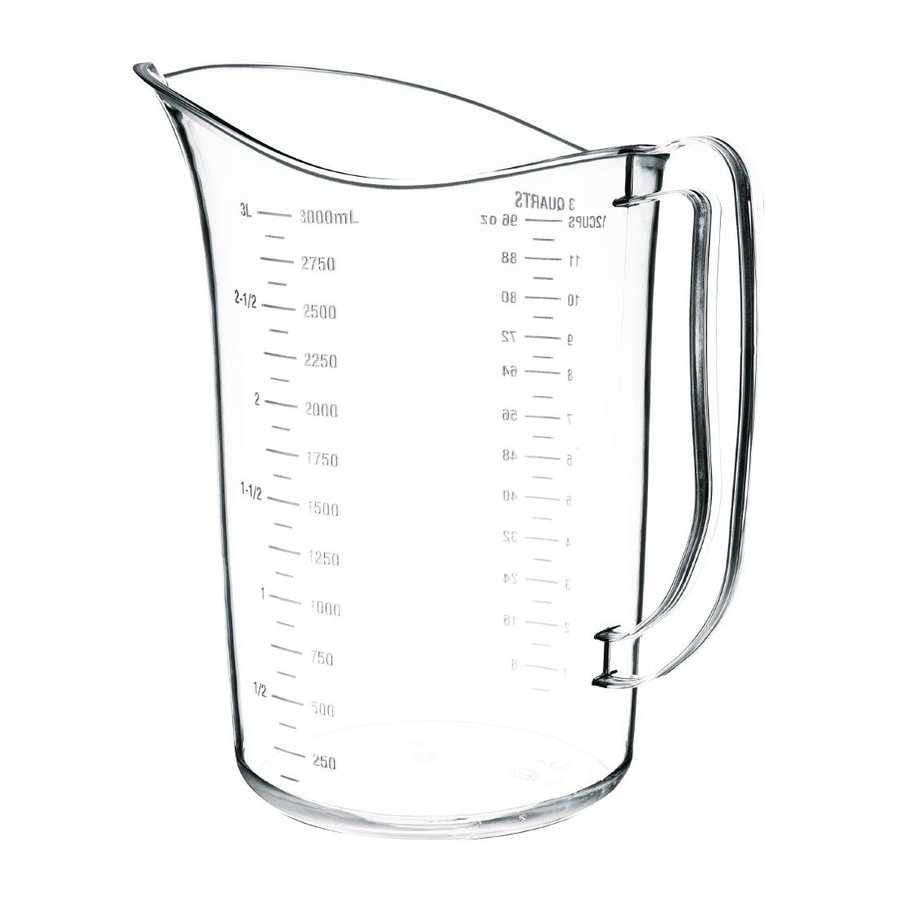 Plastic measuring cup 4 Formats