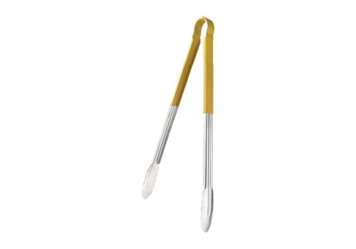  Vogue Serving tongs Yellow Stainless steel 40.5 cm 