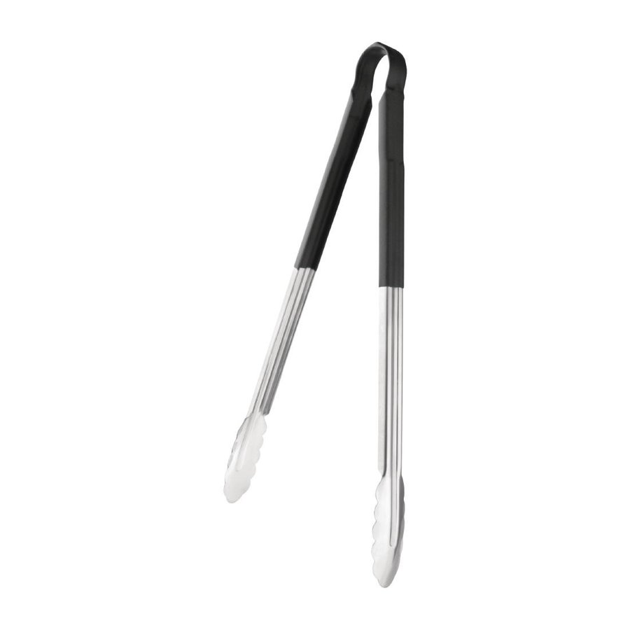 Serving tongs Black | Stainless steel 40.5 cm