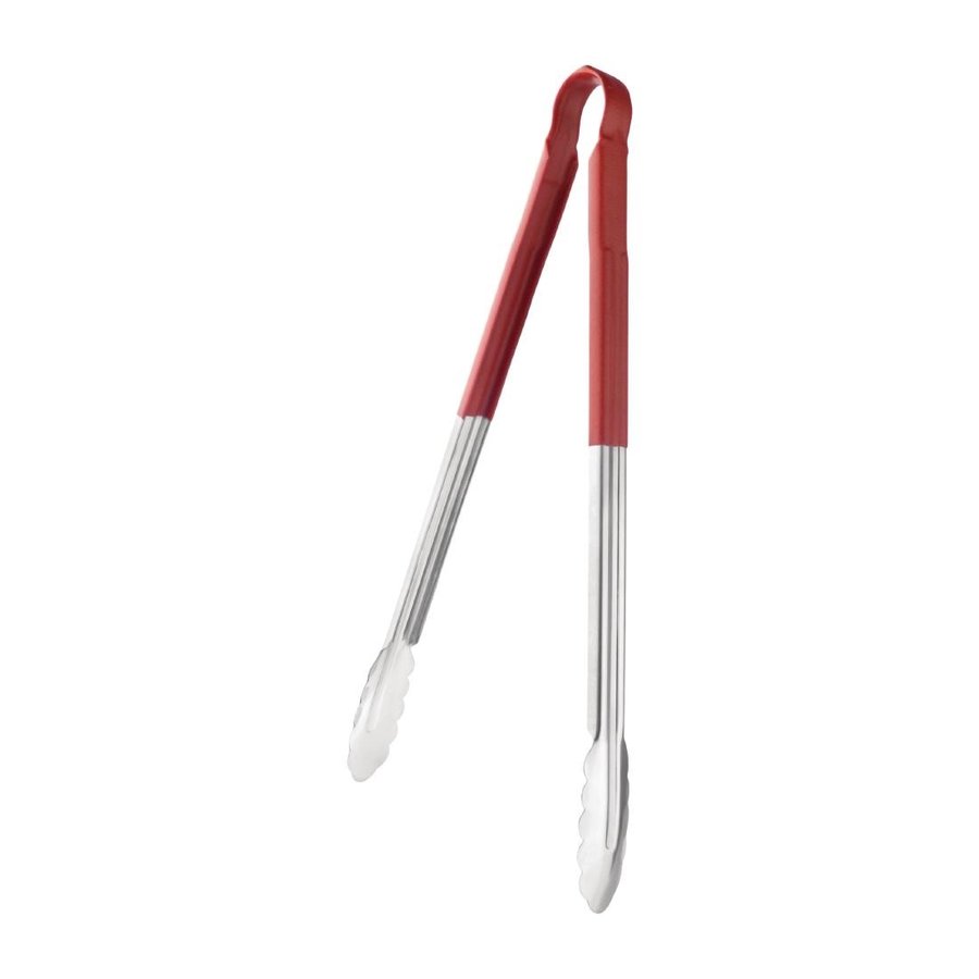 Serving tongs Red 40.5 cm