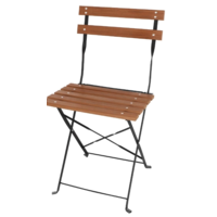 Chaise pliante en bois modèle classique | 2 pièces