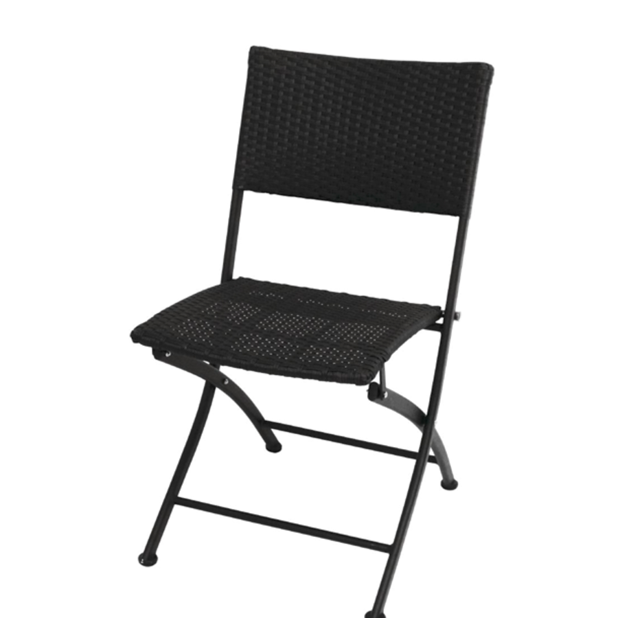 Terrassenstuhl Rattan klappbar | 2 Stück
