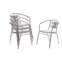 Chaise de terrasse Aluminium Classique | 4 pièces