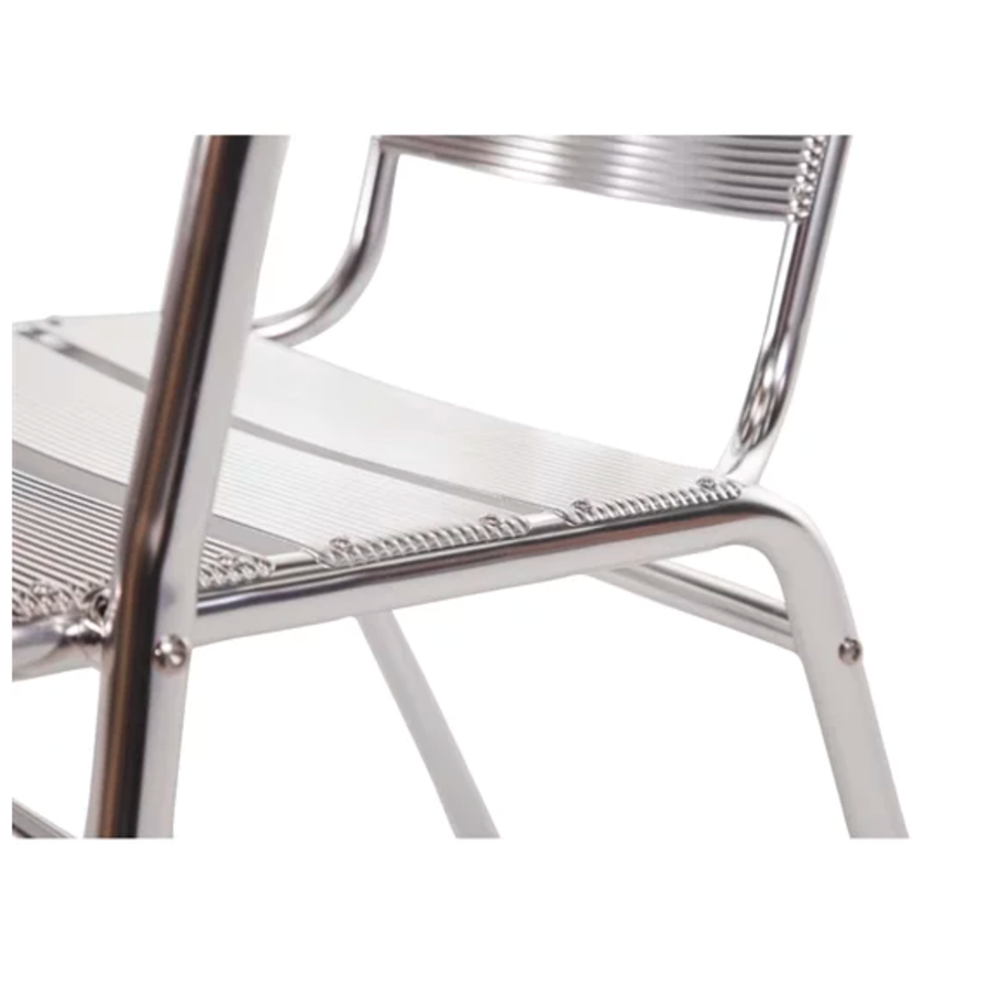Chaise de terrasse Aluminium Classique | 4 pièces
