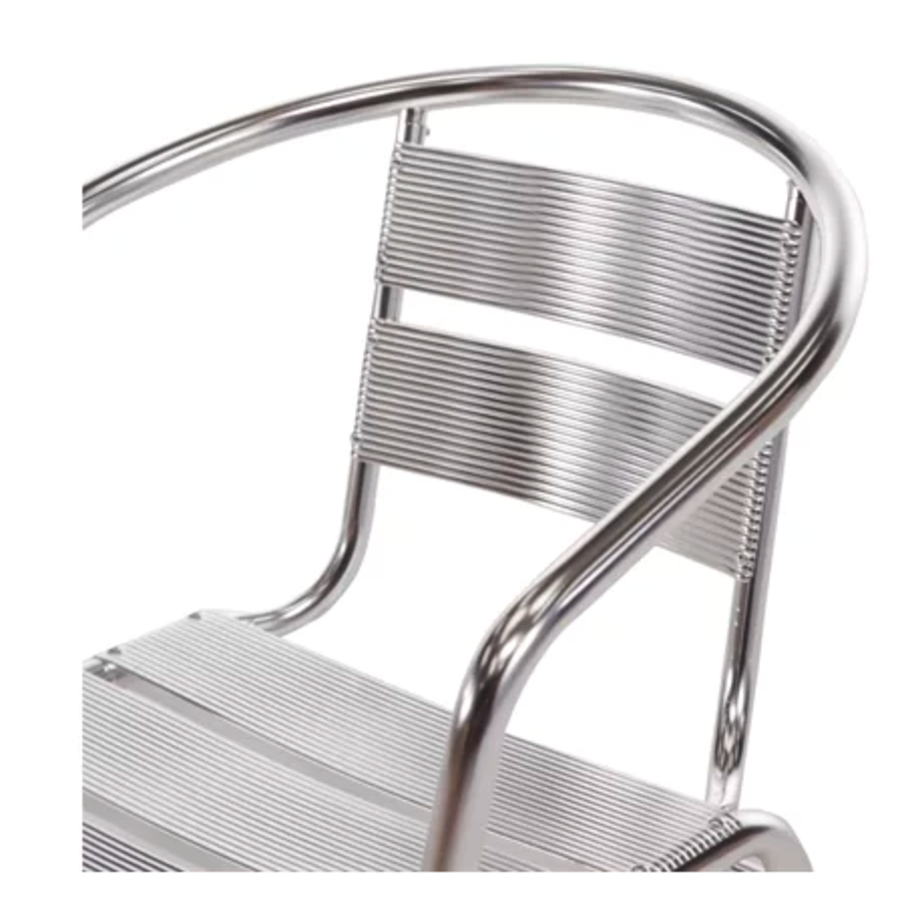 Chaise de terrasse Aluminium Classique | 4 pièces