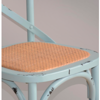 Chaise en bois bleu délavé | 2 pièces