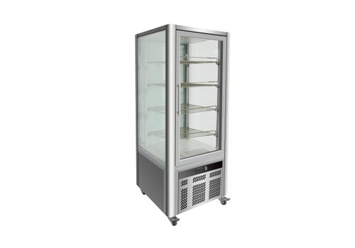  Combisteel Gekoelde gebaksvitrine 4 x 1/1 GN Roosters - 468 Liter 