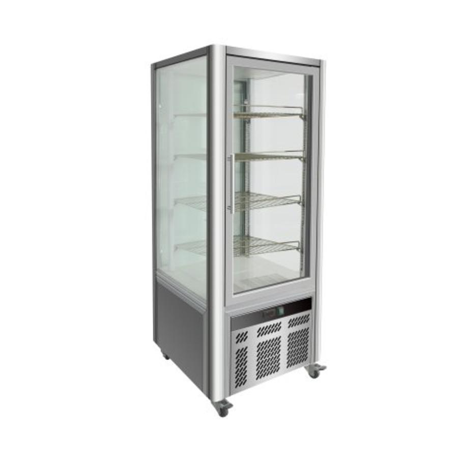 Refrigerated pastry display case 4 x 1/1 GN Roosters - 468 Litre