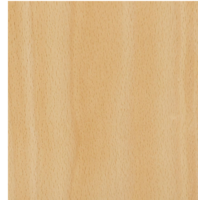 Chaise sans accoudoirs Aspect hêtre | 4 pièces