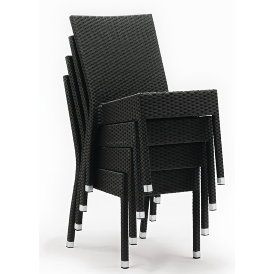 Chaise professionnelle en plastique de luxe | ensemble de 4 pièces