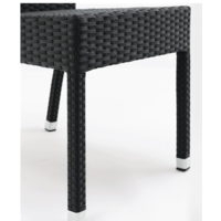 Chaise professionnelle en plastique de luxe | ensemble de 4 pièces
