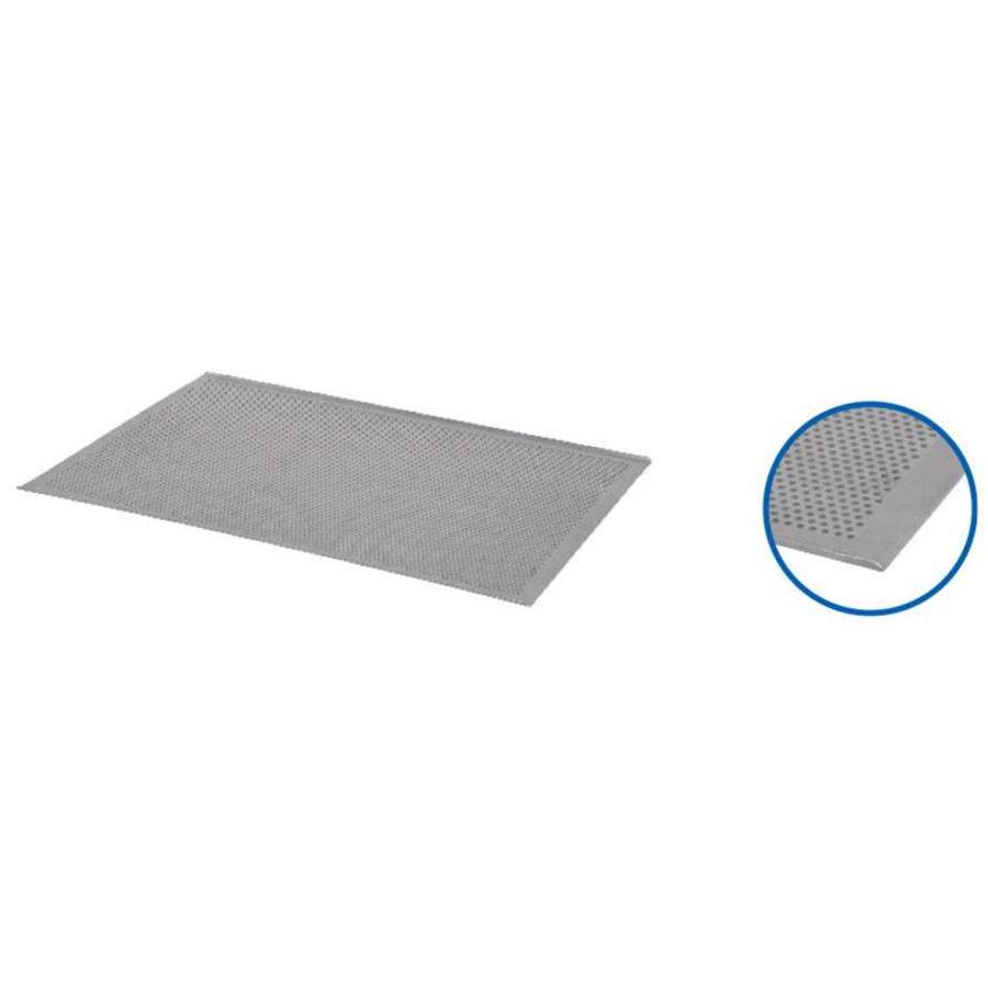 Plaque de cuisson perforée en aluminium GN1/1 | 2 formats